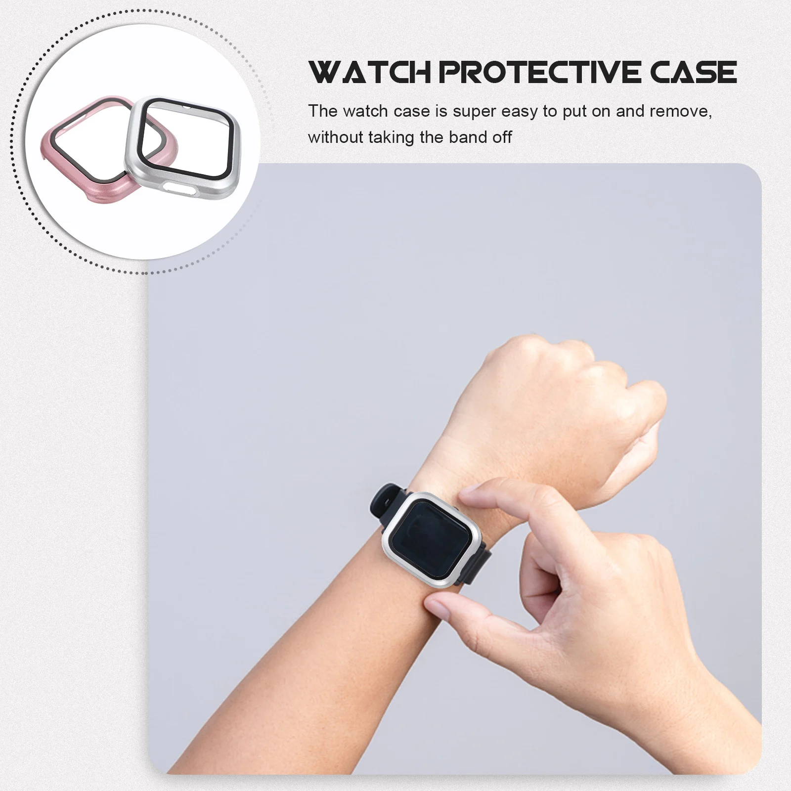 2 Pcs Tempered Glass Screen Protector Scratch Proof Watch Cover Shell Smartwatch Protection
2 Pcs Tempered Glass Screen Protector Scratch Proof Watch Cover Shell Smartwatch Protection