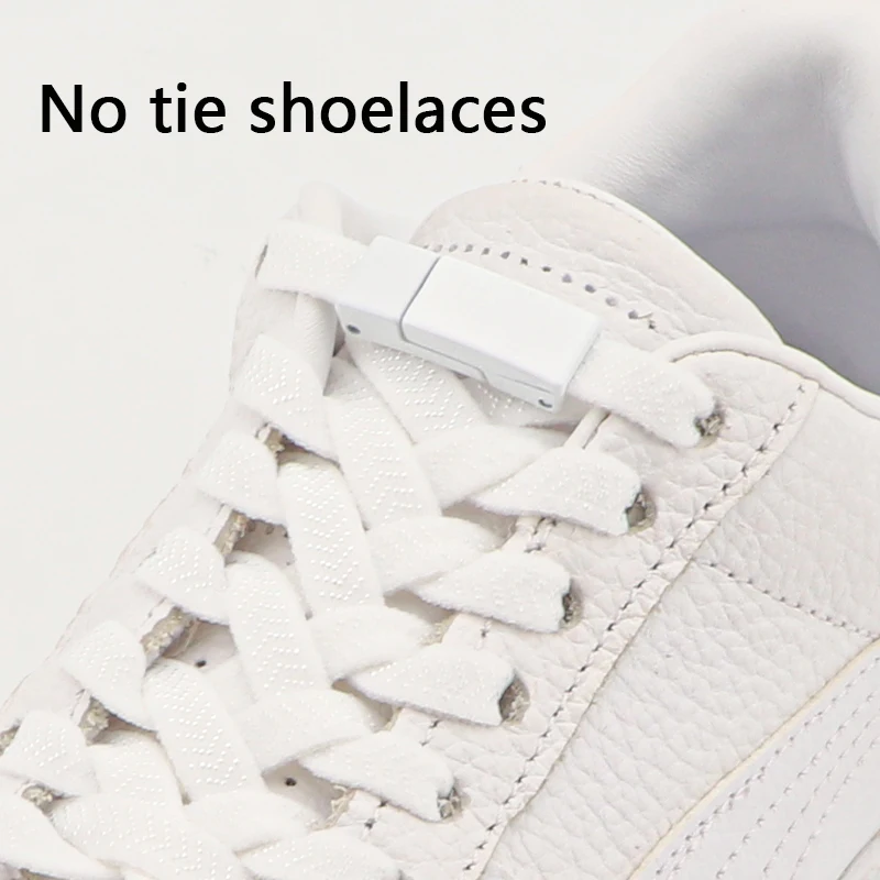 1 Pair Elastic Shoe Laces Without Ties Metal Lock Magnetic Shoelaces For Sneakers Shoe Accessories Lazy Shoestring Unisex
1 Pair Elastic Shoe Laces Without Ties Metal Lock Magnetic Shoelaces For Sneakers Shoe Accessories Lazy Shoestring Unisex