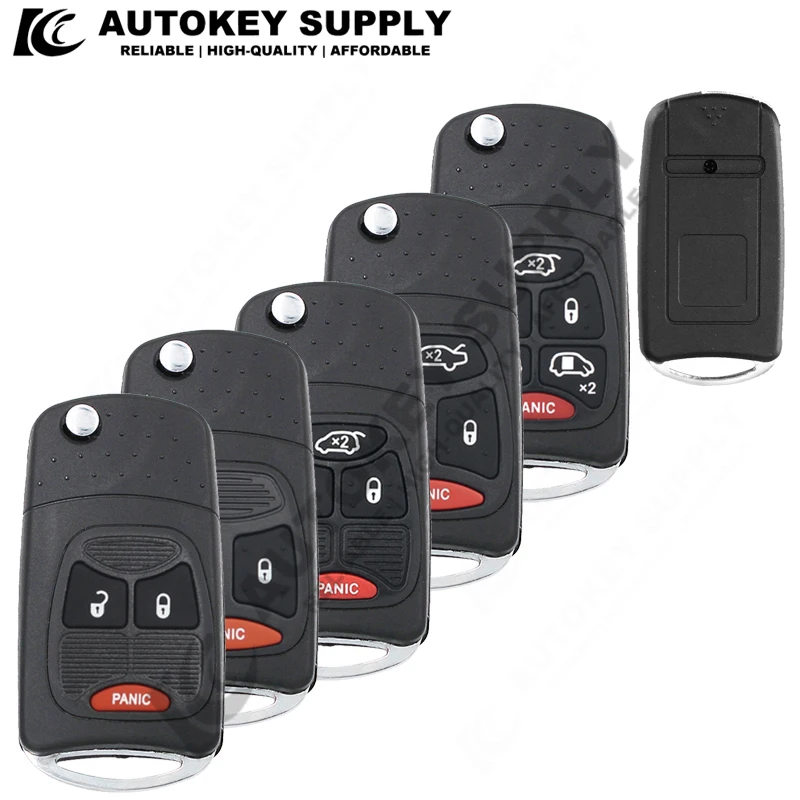 Autokeysupply AKCRF102 2+1/3+1/5+1 Buttons Remote Flip Folding Key Shell Case For Chrysler Dodge Jeep
Autokeysupply AKCRF102 2+1/3+1/5+1 Buttons Remote Flip Folding Key Shell Case For Chrysler Dodge Jeep