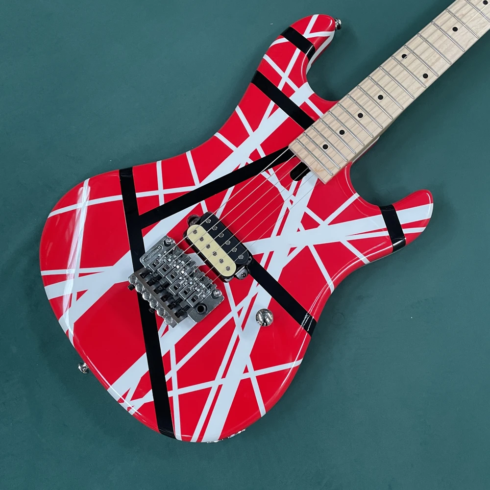 6-string electric guitar, classic ST body with maple fingerboard and white dot inlays guitars, 22-fret electric guitarra
6-string electric guitar, classic ST body with maple fingerboard and white dot inlays guitars, 22-fret electric guitarra