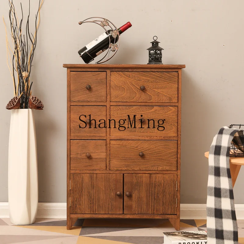 ZYH solid wood headboard storage vintage cabinets, multi-level multi-drawer storage cabinets, modern living room cabinets
ZYH solid wood headboard storage vintage cabinets, multi-level multi-drawer storage cabinets, modern living room cabinets