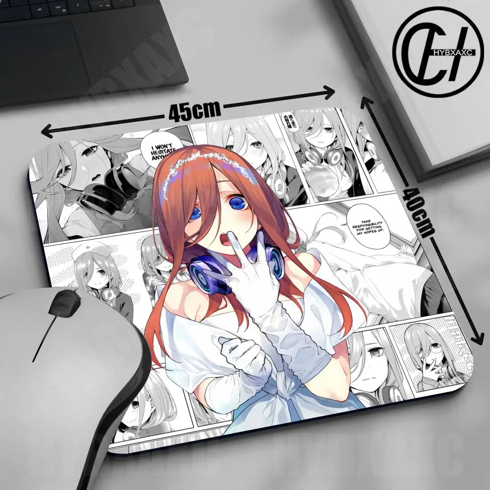 1PC Mousepad Miku Nakano Anime Girl Mouse Pad Large Square Computer Table Mat XS Rubber Anti-slip Desk Mat Cute Comic Girls Rug
1PC Mousepad Miku Nakano Anime Girl Mouse Pad Large Square Computer Table Mat XS Rubber Anti-slip Desk Mat Cute Comic Girls Rug