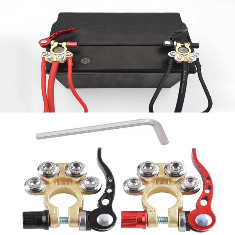 Car Battery Main Cable Post Terminals Connector Battery Bornes Cable Terminal Adapter Copper Clamp Boat Race Tractor Accessories
Car Battery Main Cable Post Terminals Connector Battery Bornes Cable Terminal Adapter Copper Clamp Boat Race Tractor Accessories