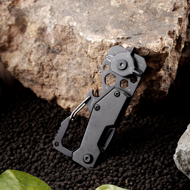 Portable Outdoor Multifunction Folding Knife High Hardness EDC Tool with Key Ring Can Opener and Ruler for Camping Hiking
Portable Outdoor Multifunction Folding Knife High Hardness EDC Tool with Key Ring Can Opener and Ruler for Camping Hiking