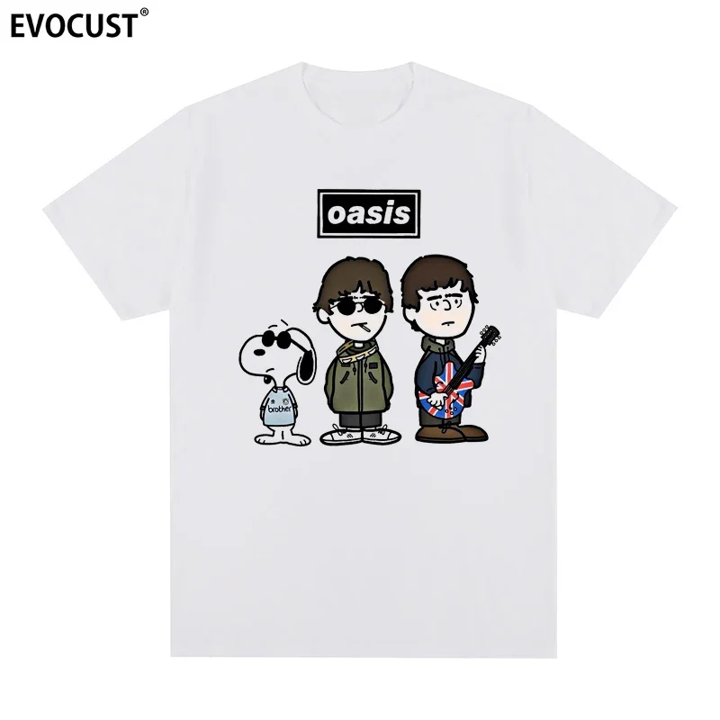 2025 OASIS Band Snoopy Short-sleeved T-shirt Retro European and American Punk Rock Young Cartoon Cartoon Men and Women
2025 OASIS Band Snoopy Short-sleeved T-shirt Retro European and American Punk Rock Young Cartoon Cartoon Men and Women