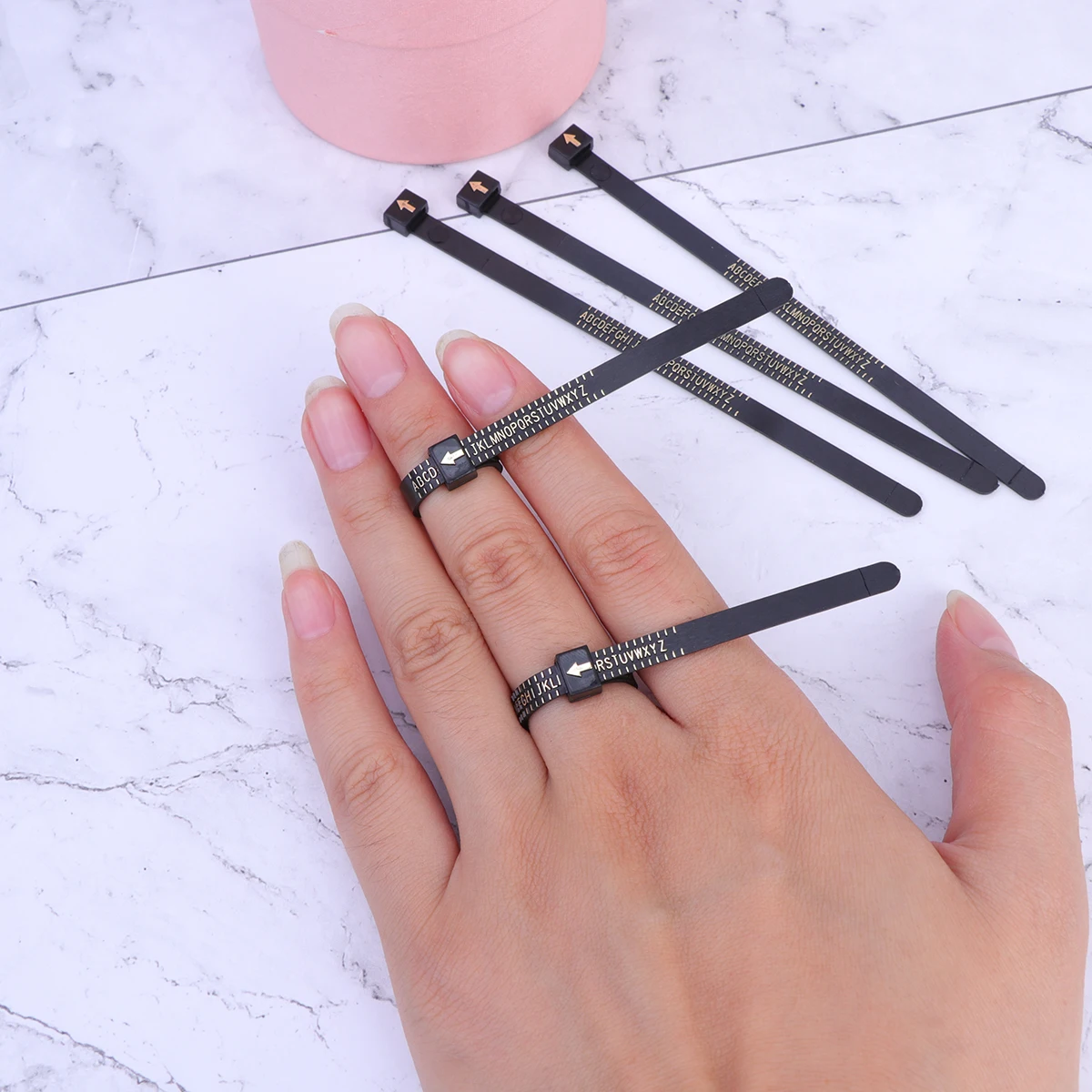 5 Pcs Ring Ruler Size Measuring Tool Measurement Finger for Rings Measurer Gauge Sizer
5 Pcs Ring Ruler Size Measuring Tool Measurement Finger for Rings Measurer Gauge Sizer