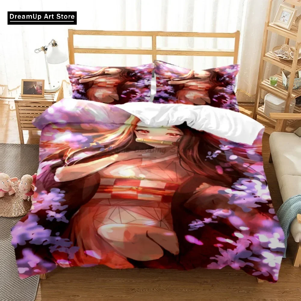 Hot Anime Demon Slayer Bedding Set Duvet Cover Bed Set Quilt Cover Twin Single Full Queen King Size Boys Adult Home Textile
Hot Anime Demon Slayer Bedding Set Duvet Cover Bed Set Quilt Cover Twin Single Full Queen King Size Boys Adult Home Textile