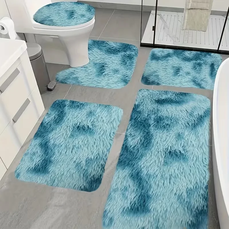 5Pcs Toilet Seat Cover Set Bath Mat Shower Room Floor Rug Home Bathroom Anti-Slip Absorbent Doormat Bathtub Decor Carpet
5Pcs Toilet Seat Cover Set Bath Mat Shower Room Floor Rug Home Bathroom Anti-Slip Absorbent Doormat Bathtub Decor Carpet