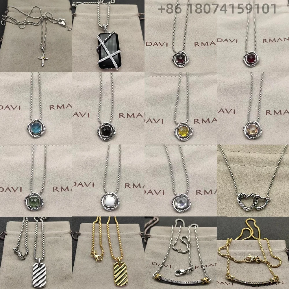 2025 New DY Classical Style Pendant Necklace Temperament Exquisite Diamond Elegant Delicate Jewelry Suitable for Any Occasion
2025 New DY Classical Style Pendant Necklace Temperament Exquisite Diamond Elegant Delicate Jewelry Suitable for Any Occasion