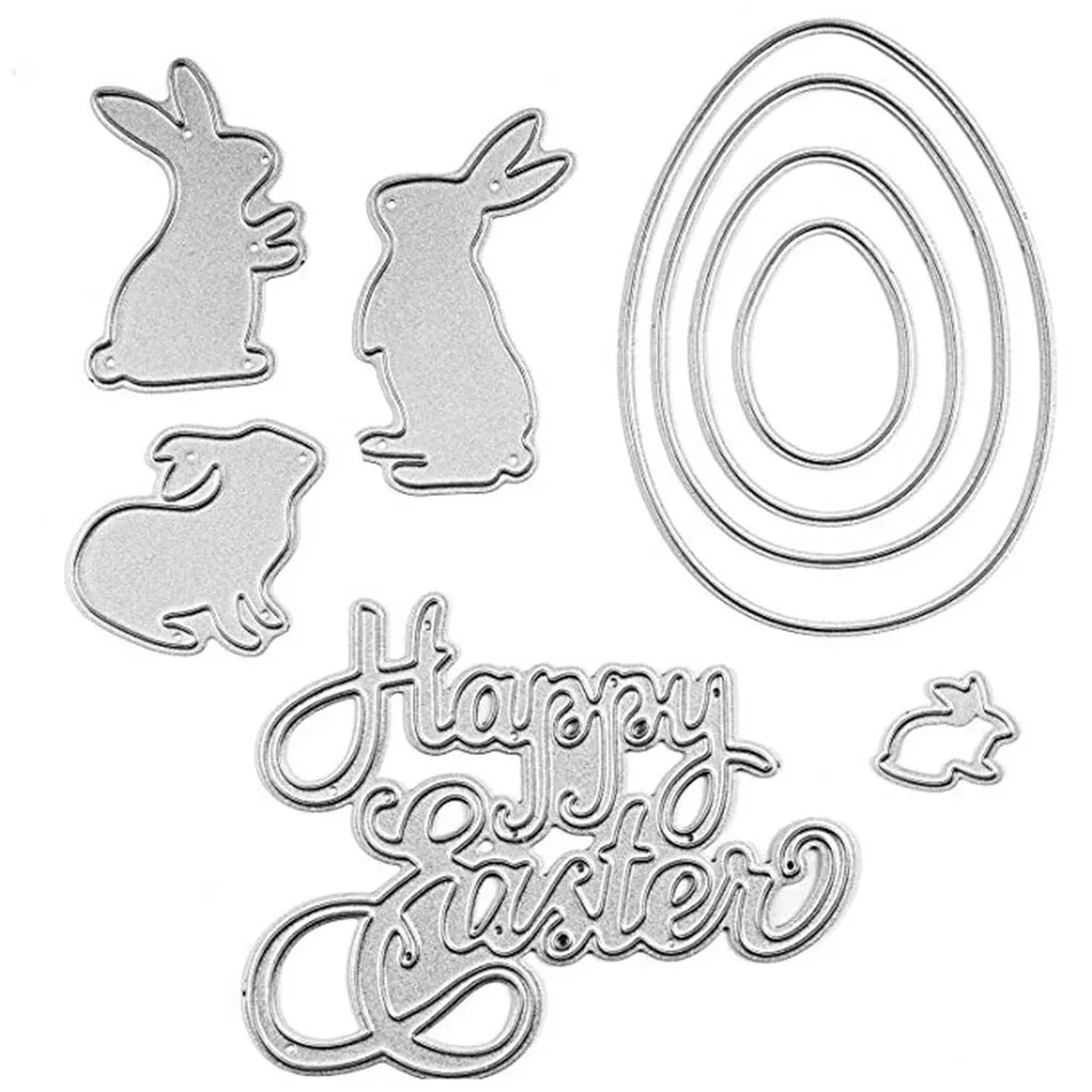 Easter Colored Egg Rabbit Metal die-cutting DIY Metal cutting mold Clipbook craftsmanship Embossed paper album decoration
Easter Colored Egg Rabbit Metal die-cutting DIY Metal cutting mold Clipbook craftsmanship Embossed paper album decoration