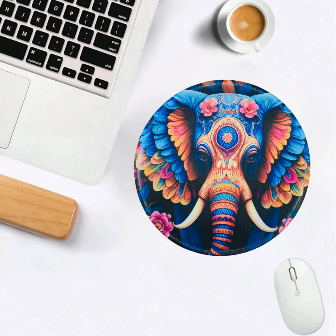 Круглый игровой коврик для мыши с прошитым краем, нескользящий коврик для офисного стола
Круглый игровой коврик для мыши с прошитым краем, нескользящий коврик для офисного стола