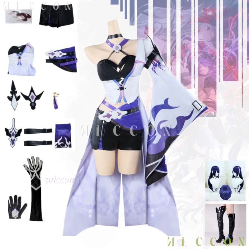 Honkai: Star Rail Game Izanagi Red Or White One Character Self-Annihilator Nihility Galactic Ranger Cosplay Costume Game All Set
Honkai: Star Rail Game Izanagi Red Or White One Character Self-Annihilator Nihility Galactic Ranger Cosplay Costume Game All Set