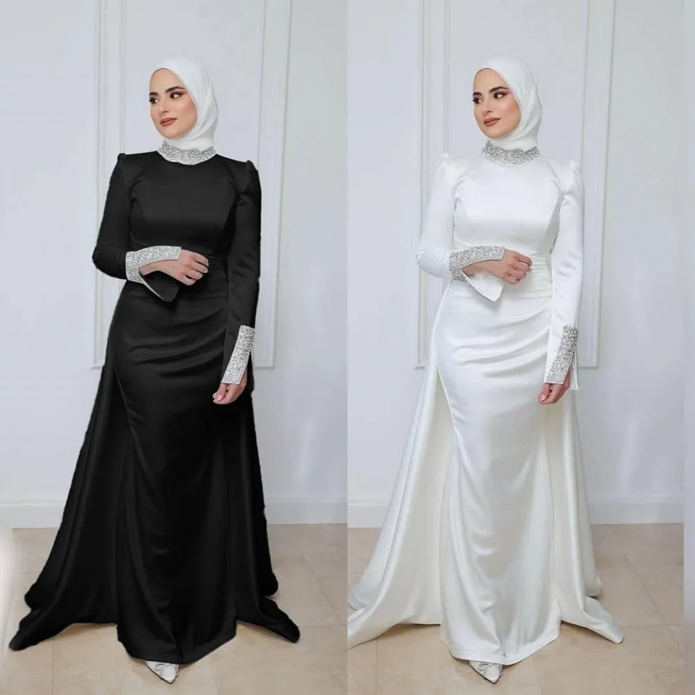 Customized Charmeuse Sequined High Collar Straight Long Dresses Bespoke Occasion Evening Gown Classic Simple Sizes Available
Customized Charmeuse Sequined High Collar Straight Long Dresses Bespoke Occasion Evening Gown Classic Simple Sizes Available