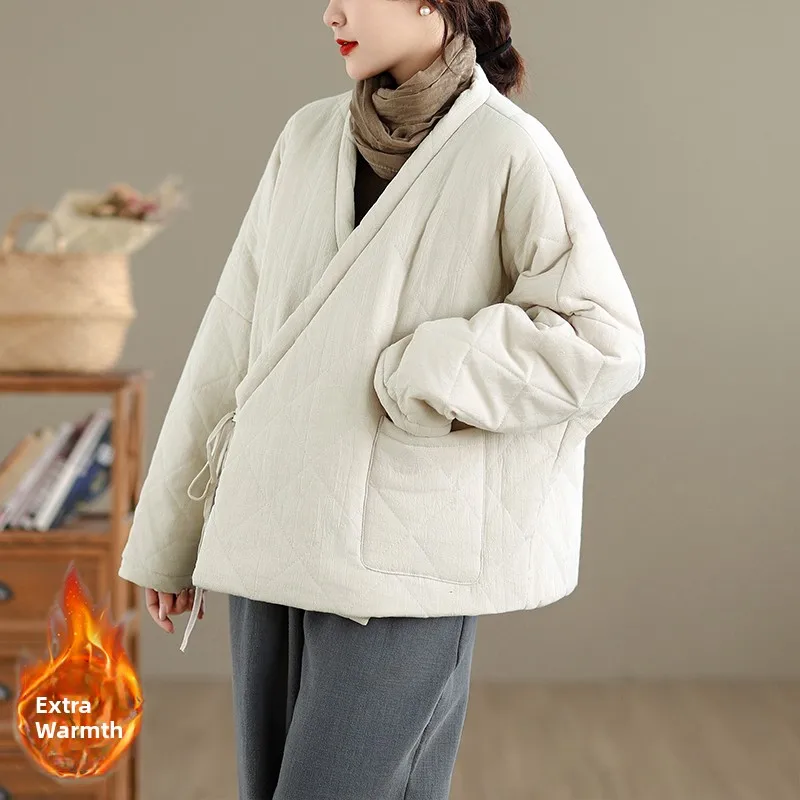 Women's Cotton Linen Jaet Winter New Original Zen Sle National Faion Side Button Rope Cotton Coat Outerwear
Women's Cotton Linen Jaet Winter New Original Zen Sle National Faion Side Button Rope Cotton Coat Outerwear