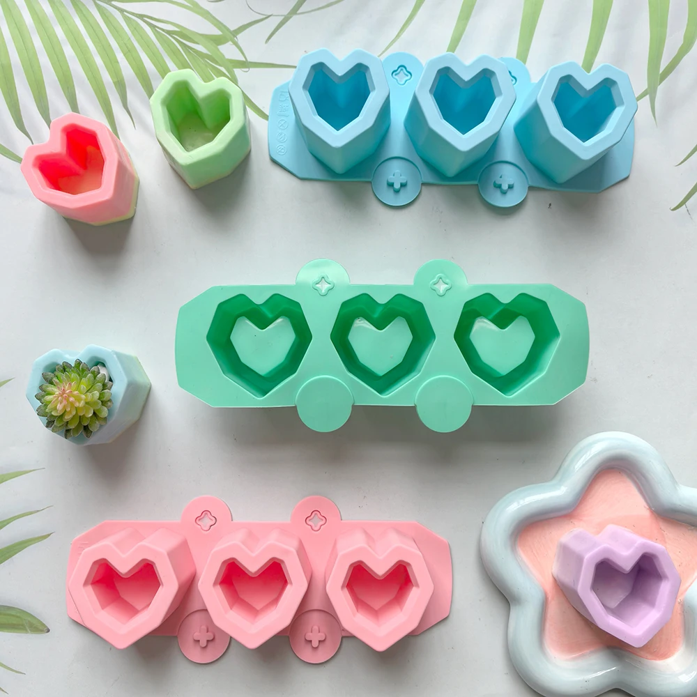 3pcs 3-cavity heart-shaped ice cup silicone mold DIY glass cup ice cube tray summer ice grid tray bar beer cold drink tool
3pcs 3-cavity heart-shaped ice cup silicone mold DIY glass cup ice cube tray summer ice grid tray bar beer cold drink tool