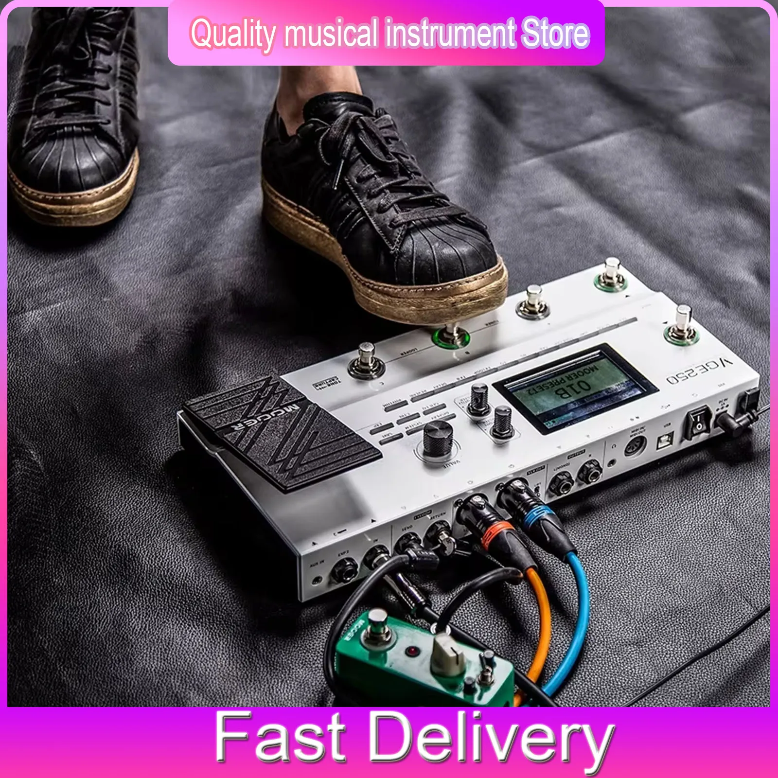 MOOER GE250 Guitar Pedal AMP Modelling Processor Pedal 70 AMP Models 180 Effect 70s Looper 32 IR Digital AMP Guitarra Pedal
MOOER GE250 Guitar Pedal AMP Modelling Processor Pedal 70 AMP Models 180 Effect 70s Looper 32 IR Digital AMP Guitarra Pedal