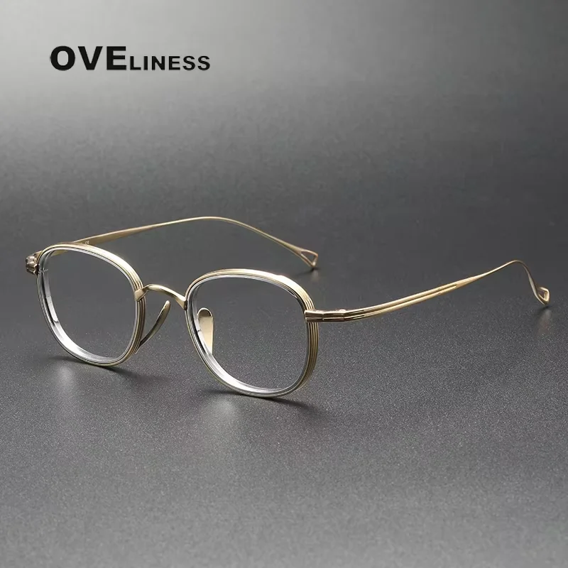 Pure Titanium Glasses Frame Men Retro Square Eyeglasses frames Women full Eyewear Spectacles
Pure Titanium Glasses Frame Men Retro Square Eyeglasses frames Women full Eyewear Spectacles