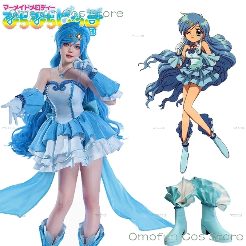 ABC123 Melody Pichi Pitch Hanon Hosho Idol Outfit Cosplay Costume Blue Dress Roleplay Halloween Party Clothes Wo3;b,6/k'5;
ABC123 Melody Pichi Pitch Hanon Hosho Idol Outfit Cosplay Costume Blue Dress Roleplay Halloween Party Clothes Wo3;b,6/k'5;