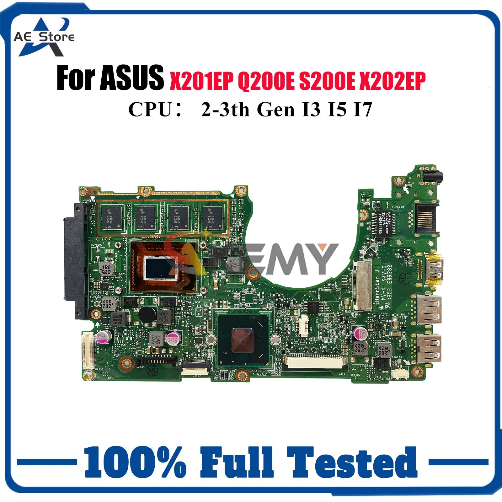 Материнская плата для ноутбука X202E для ASUS VivoBook X202EV X201EP X202E S200E Q200E X202EP с процессором I3 I5 I7 100% тестирование OK stk
Материнская плата для ноутбука X202E для ASUS VivoBook X202EV X201EP X202E S200E Q200E X202EP с процессором I3 I5 I7 100% тестирование OK stk