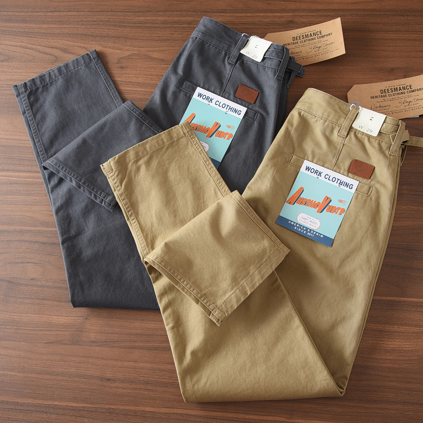 Весенне-осенние новые американские ретро тяжелые эластичные брюки-карго Miro, мужские модные простые прямые брюки из хлопка 97%
Весенне-осенние новые американские ретро тяжелые эластичные брюки-карго Miro, мужские модные простые прямые брюки из хлопка 97%