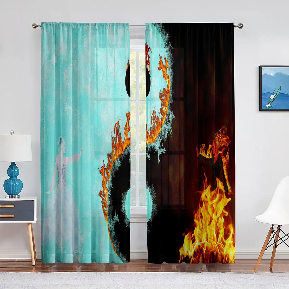 Yin Yang Trippy Psychedelic Art Tulle Voile Curtains for Bedroom Window Decor Living Room Sheer Curtains Blinds Chiffon Drapes
Yin Yang Trippy Psychedelic Art Tulle Voile Curtains for Bedroom Window Decor Living Room Sheer Curtains Blinds Chiffon Drapes