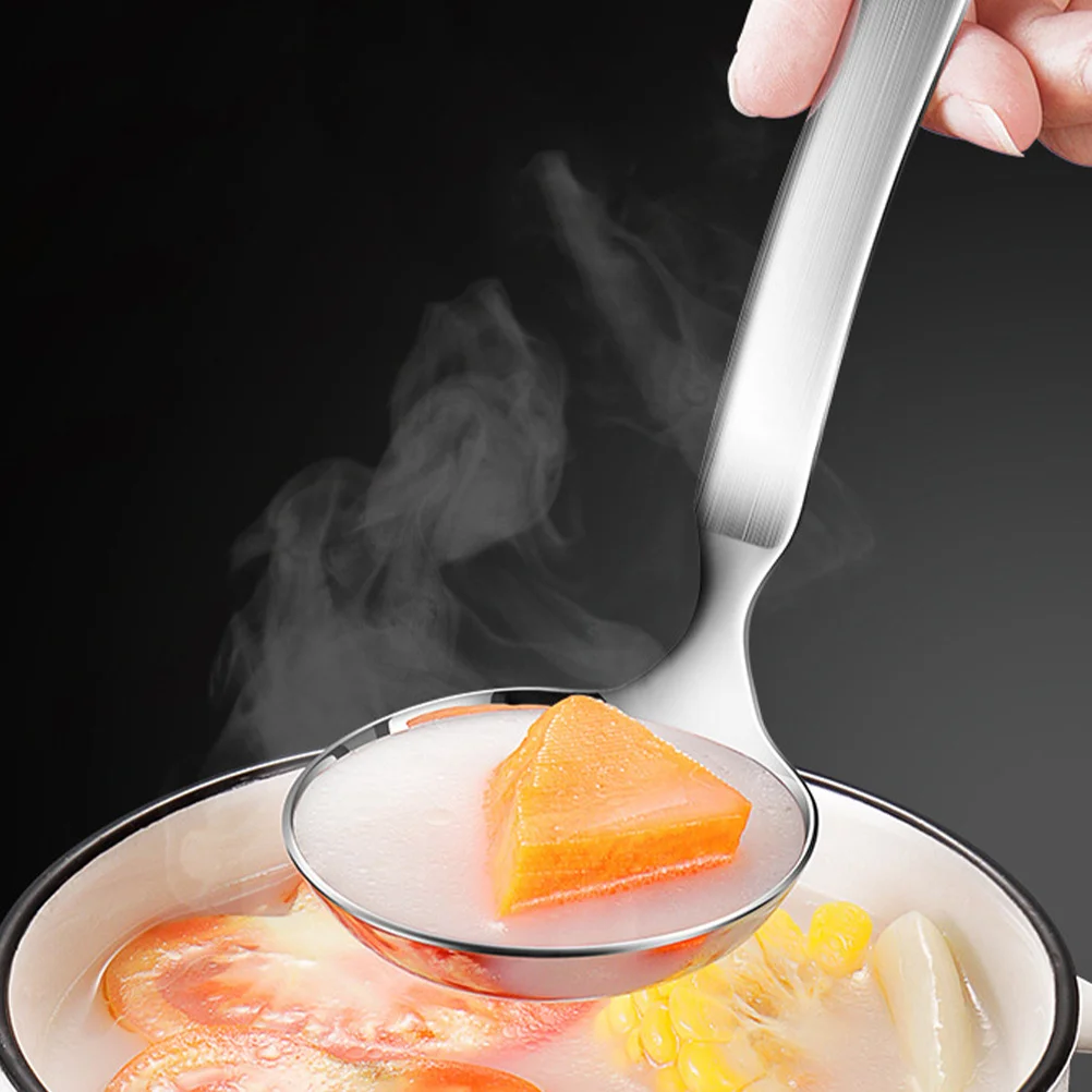 1 Set Stainless Steel Soup Spoon Serving Utensil Dishwasher Safe Ergonomic Handle Long Handle Slotted Ladle Reusable Kitchen
1 Set Stainless Steel Soup Spoon Serving Utensil Dishwasher Safe Ergonomic Handle Long Handle Slotted Ladle Reusable Kitchen