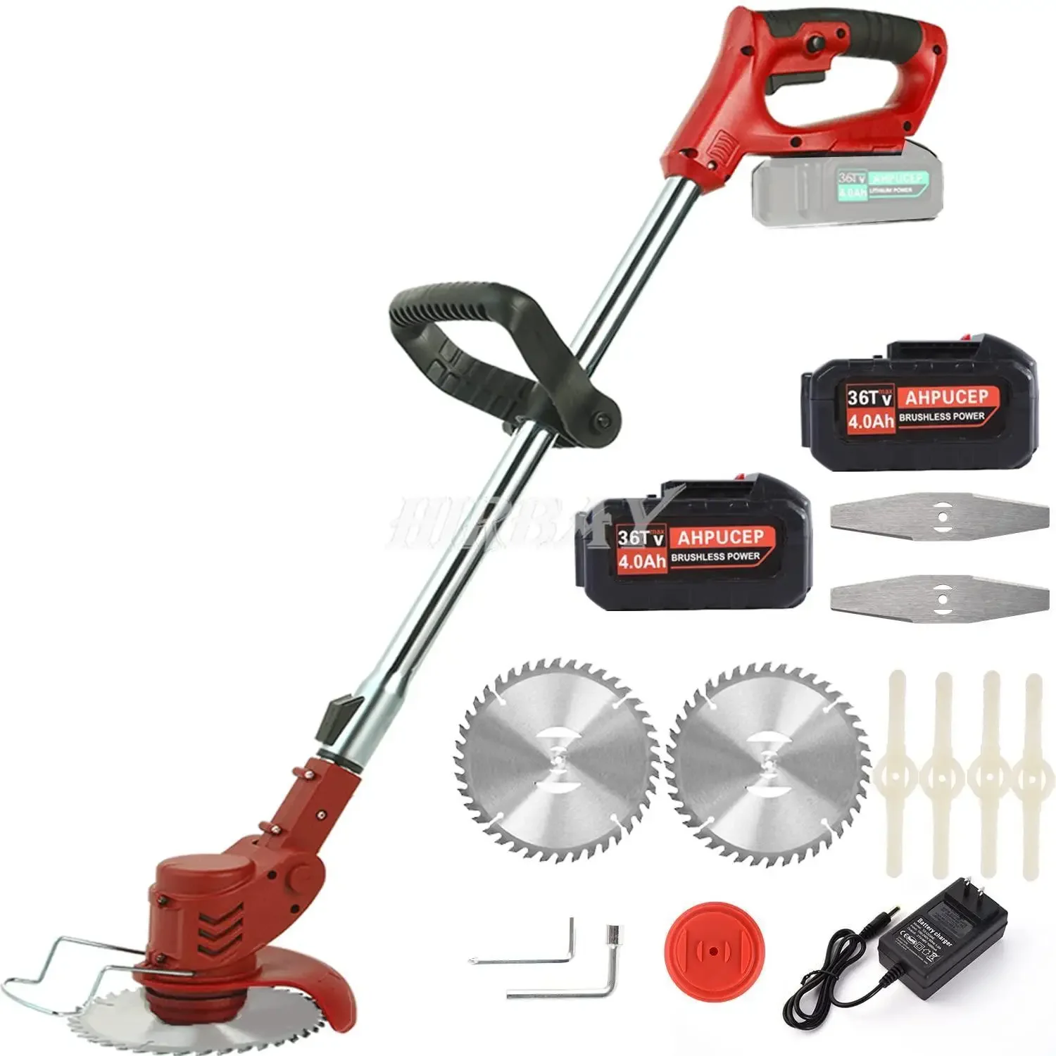 #For 36Tv Electric Cordless Brush Cutter With 3Types Blades Stringless Weed Eater Electric Weed Trimmer Lawn Garden Pruning
#For 36Tv Electric Cordless Brush Cutter With 3Types Blades Stringless Weed Eater Electric Weed Trimmer Lawn Garden Pruning