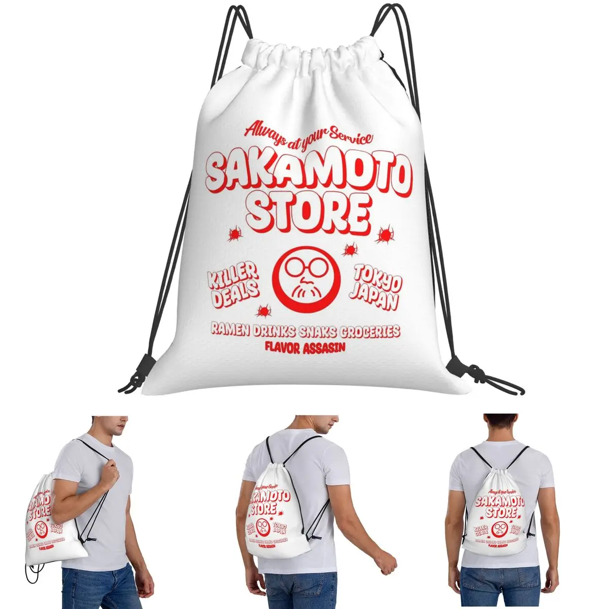 Рюкзаки Sakamoto Days STORE, повседневные рюкзаки на шнурке, карманная обувь, сумки для книг для мужчин, женщин, студентов
Рюкзаки Sakamoto Days STORE, повседневные рюкзаки на шнурке, карманная обувь, сумки для книг для мужчин, женщин, студентов