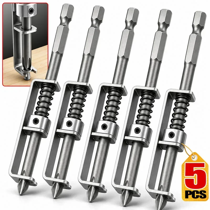 Spring-Loaded Screw Holder Drill Bit Anti-Drop Screwdriver Bit Fixing Clamp Set Screw Holder Drill Bit Phillips Screwdriver Bit
Spring-Loaded Screw Holder Drill Bit Anti-Drop Screwdriver Bit Fixing Clamp Set Screw Holder Drill Bit Phillips Screwdriver Bit