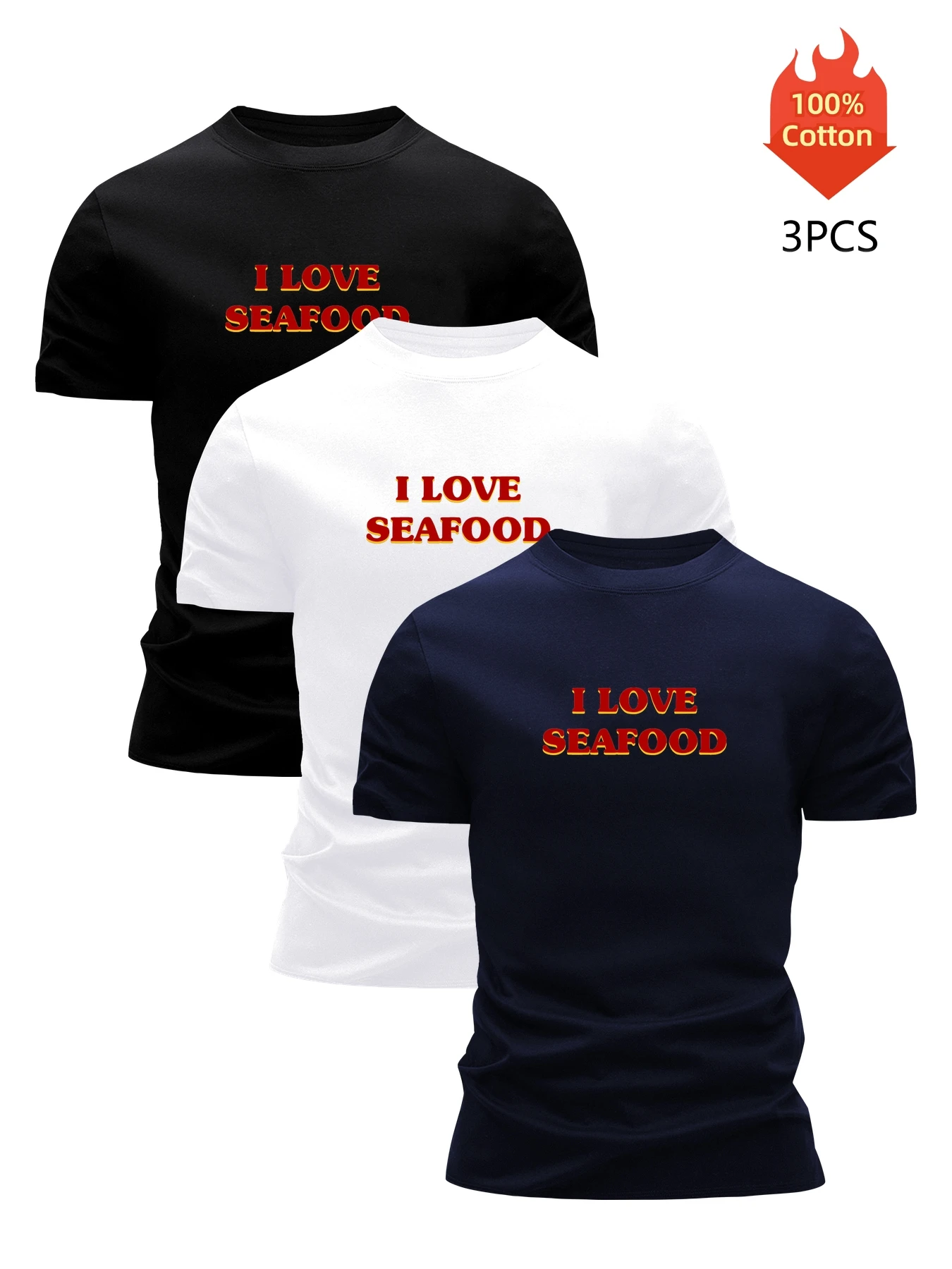 3 Pack T-Shirt Men's 100% Cotton Graphic Printed Tees Funny Summer Blouse Casual Breathable Cool Luxury High Quality Clothing
3 Pack T-Shirt Men's 100% Cotton Graphic Printed Tees Funny Summer Blouse Casual Breathable Cool Luxury High Quality Clothing