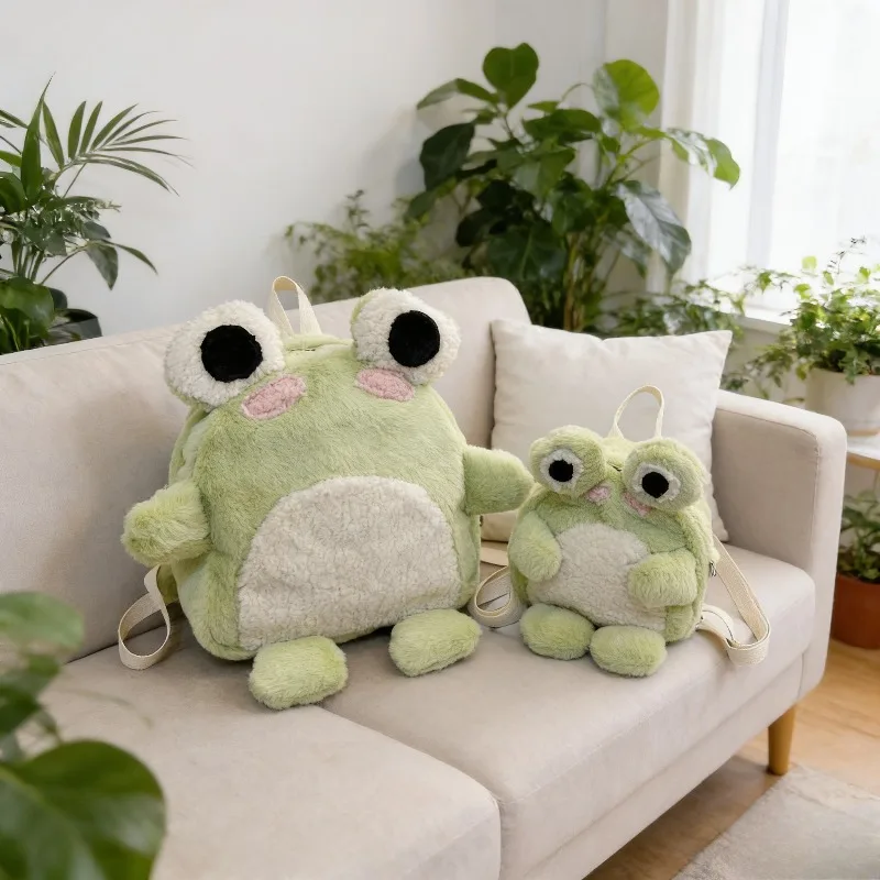 Новый плюшевый рюкзак с лягушкой, мультяшная кукла, сумка на плечо, универсальная школьная сумка, забавный привлекательный рюкзак для родителей и детей для девочек
Новый плюшевый рюкзак с лягушкой, мультяшная кукла, сумка на плечо, универсальная школьная сумка, забавный привлекательный рюкзак для родителей и детей для девочек