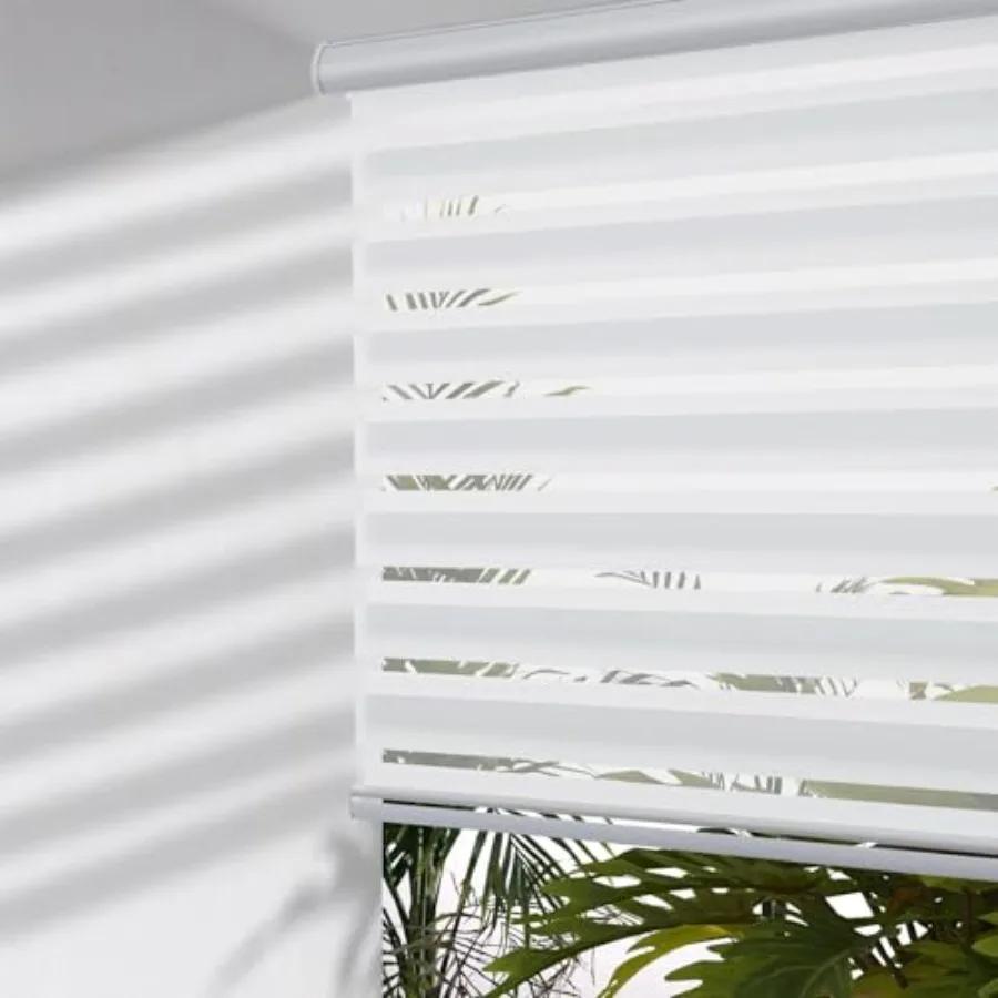 Жалюзи MYshade Zebra без шнура с функцией свободной фиксации - Двухслойные светопропускающие и светонепроницаемые шторы для дня и ночи
Жалюзи MYshade Zebra без шнура с функцией свободной фиксации - Двухслойные светопропускающие и светонепроницаемые шторы для дня и ночи