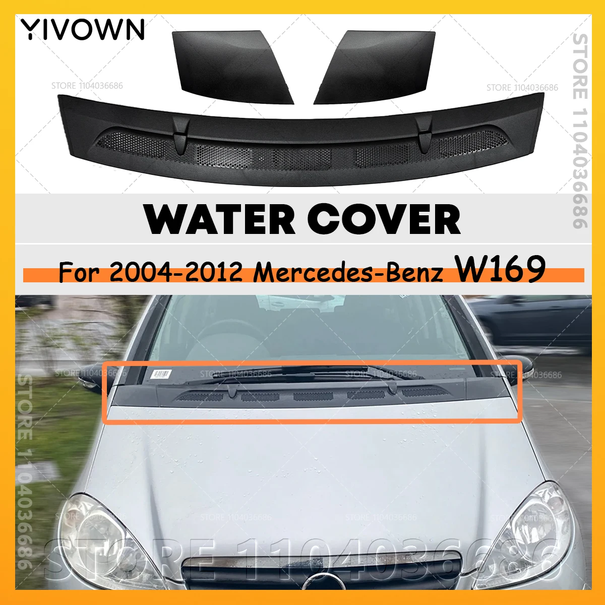 2004-2012 W169 for Mercedes Benz A Class A150 A160 A170 A180 A200 Front Hood Vent Cover Grille 1698300075 1698300175 1698360018
2004-2012 W169 for Mercedes Benz A Class A150 A160 A170 A180 A200 Front Hood Vent Cover Grille 1698300075 1698300175 1698360018