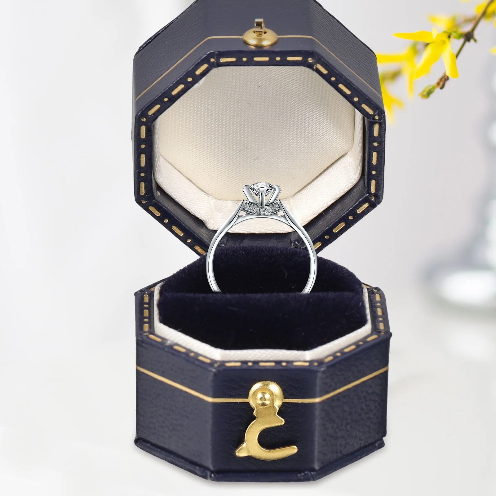 Octagonal Ring Box Vintage Jewelry Storage Case Creative Shaped Boxes Small Organizer Portable Ring Holder For Rings
Octagonal Ring Box Vintage Jewelry Storage Case Creative Shaped Boxes Small Organizer Portable Ring Holder For Rings