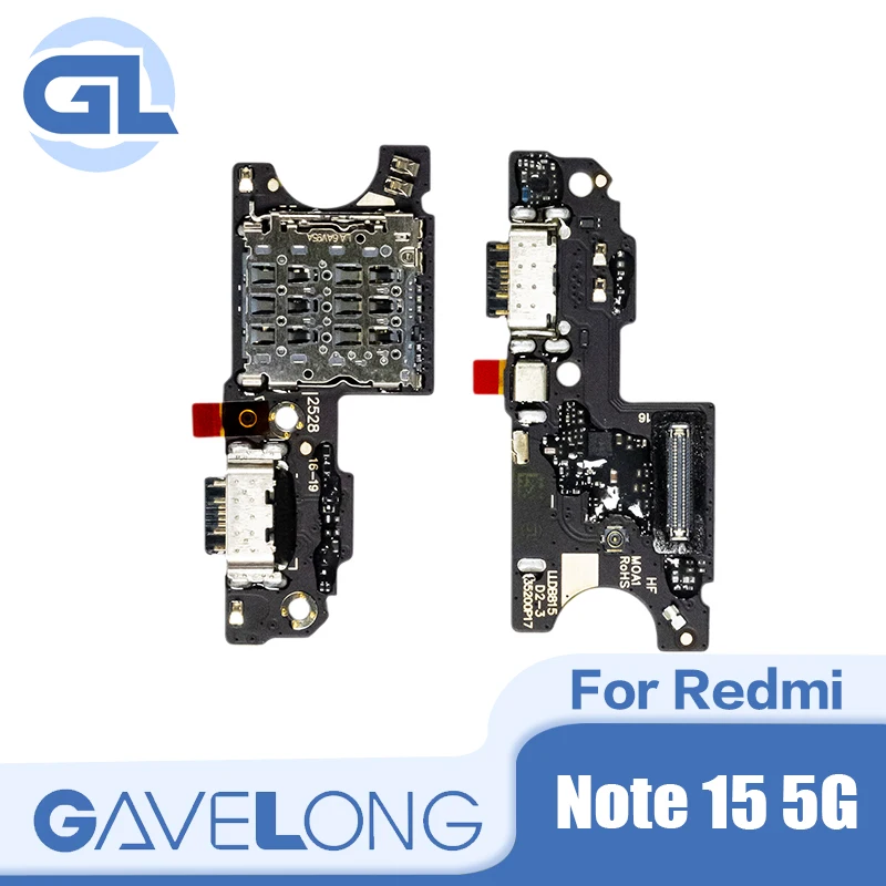 USB Charging Port Board Connector Port Main Mainboard Flex Cable For Redmi Note 15 5G Fast Charging Port