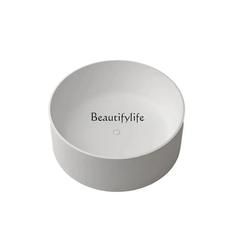 Round independent integrated artificial stone bathtub Household hotel B & B bathroom Cream wind
Round independent integrated artificial stone bathtub Household hotel B & B bathroom Cream wind