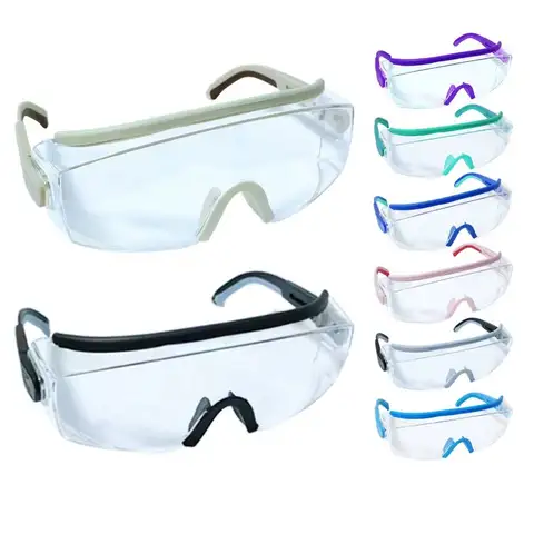 Anti Fog Dust Safety Goggles Anti-Splash Adjustable Frame Industry Chemical Eyeglasses Clear Impact Resistant Surgery Goggles