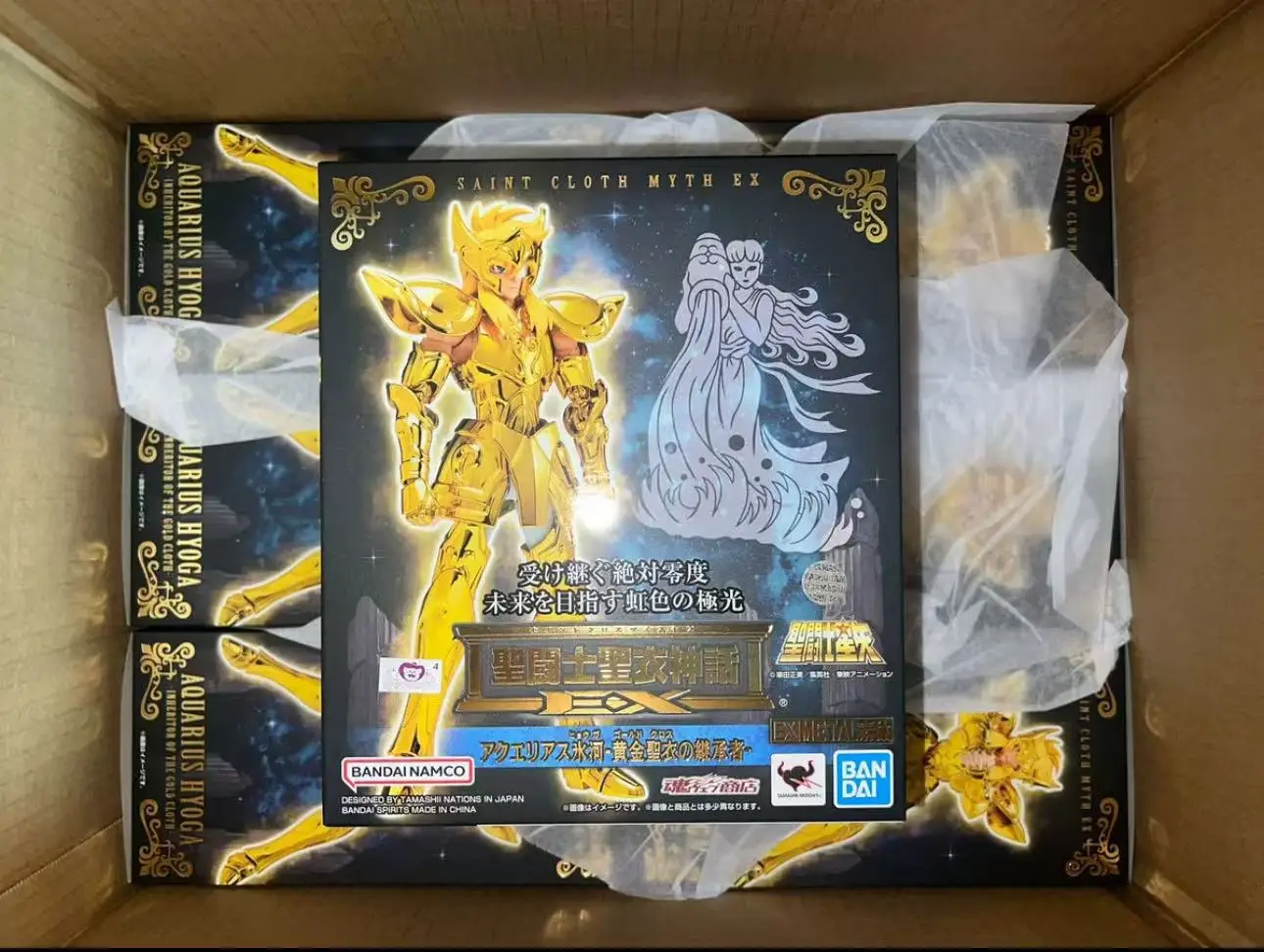 Bandai Soul Limited Sacred Clothes Myth EX Aquarius Glacier The Heir To The Golden Clothes
Bandai Soul Limited Sacred Clothes Myth EX Aquarius Glacier The Heir To The Golden Clothes