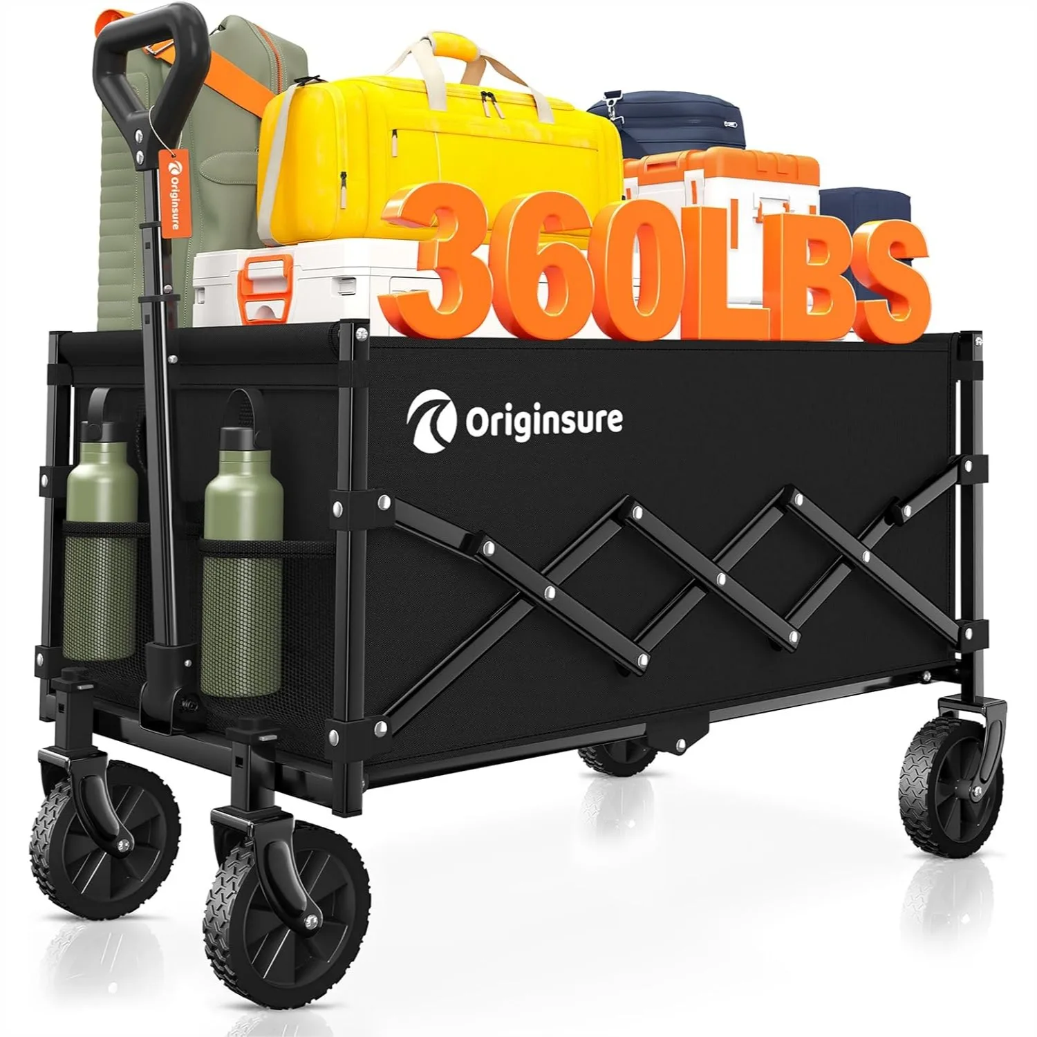 Collapsible Wagon Cart Foldable - Lightweight Portable Heavy Duty Folding Beach Wagon with Wheels, Outdoor Utility Cart for
Collapsible Wagon Cart Foldable - Lightweight Portable Heavy Duty Folding Beach Wagon with Wheels, Outdoor Utility Cart for