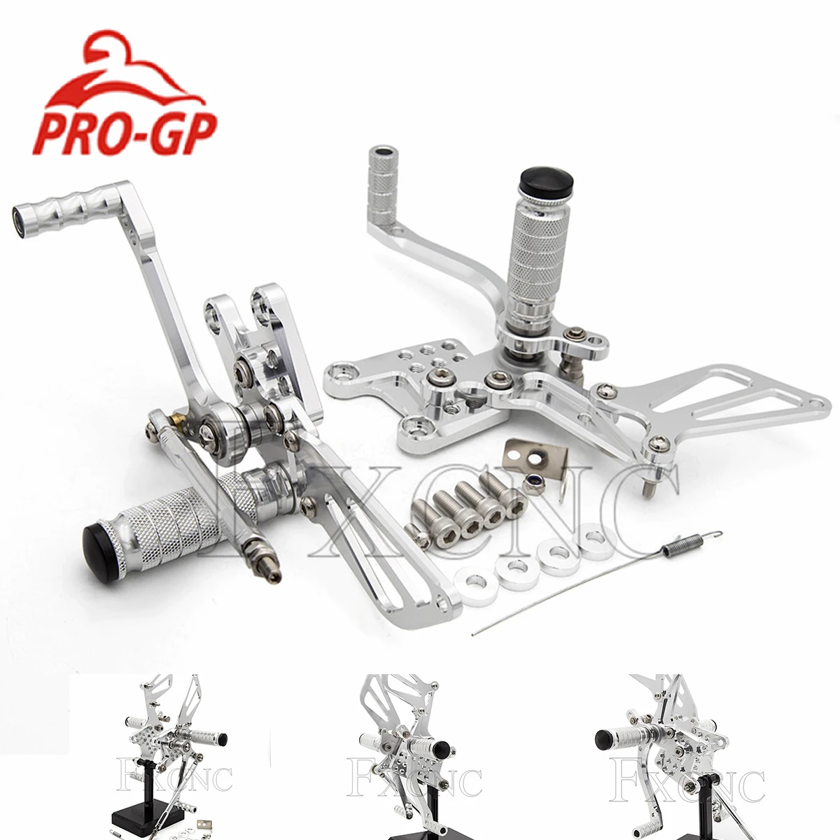 For Suzuki GSXR1000 2000-2004 CNC Motorcycle Rearset Footrests GP Shifter FootPegs CNC AluminumMotorcycle Rearset Pedal 
For Suzuki GSXR1000 2000-2004 CNC Motorcycle Rearset Footrests GP Shifter FootPegs CNC AluminumMotorcycle Rearset Pedal