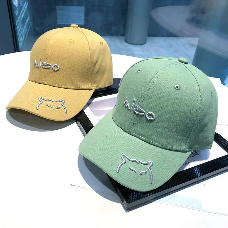 Baseball Cap Woman Summer Cotton Cat Letter Embroidery Hat Woman Casual Outdoor Sports Caps Retro Adjustable Snapback Sun Hat
Baseball Cap Woman Summer Cotton Cat Letter Embroidery Hat Woman Casual Outdoor Sports Caps Retro Adjustable Snapback Sun Hat