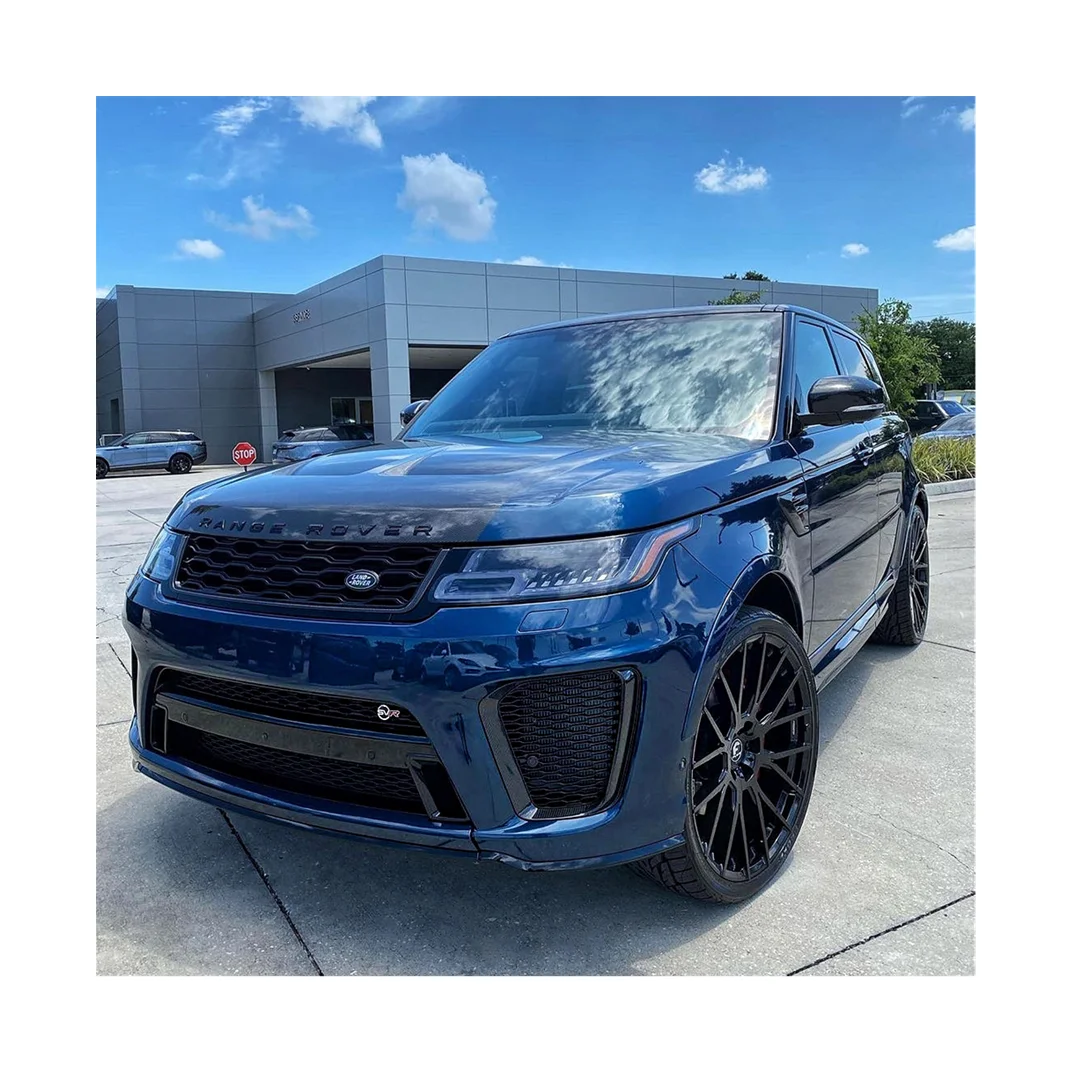 Подходит для RANGE ROVER SPORT 2014-2017, обновление до модели SVR 2018, комплект кузова с решеткой переднего и заднего бампера, автолампы, боковая юбка
Подходит для RANGE ROVER SPORT 2014-2017, обновление до модели SVR 2018, комплект кузова с решеткой переднего и заднего бампера, автолампы, боковая юбка