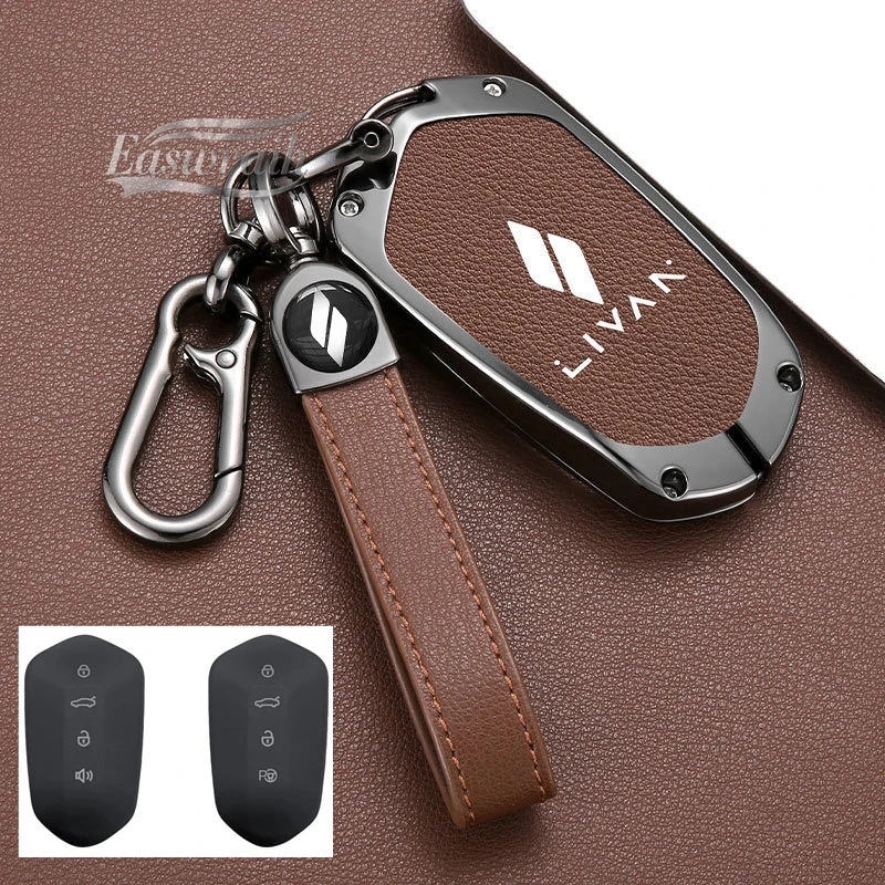 Car Accessories Zinc Alloy Leather Car Remote Smart Key Case Cover Holder For Geely LIVAN 7 EV 2023 2024 Remote Control Key
Car Accessories Zinc Alloy Leather Car Remote Smart Key Case Cover Holder For Geely LIVAN 7 EV 2023 2024 Remote Control Key