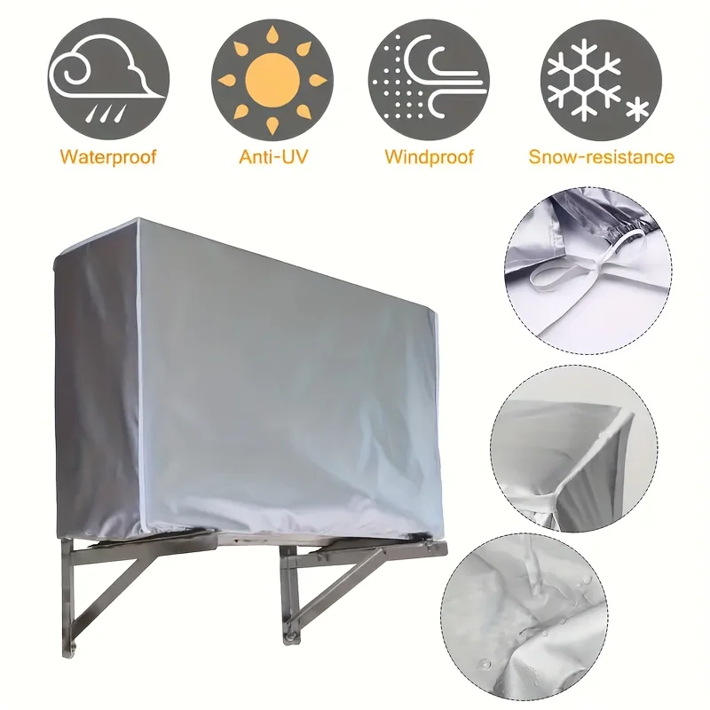 Air Conditioner Cover Anti-Dust Anti-Snow Waterproof Sunproof Outdoor Unit Cover Protectors Outdoor Anti-Dust Cleaning Bag
Air Conditioner Cover Anti-Dust Anti-Snow Waterproof Sunproof Outdoor Unit Cover Protectors Outdoor Anti-Dust Cleaning Bag