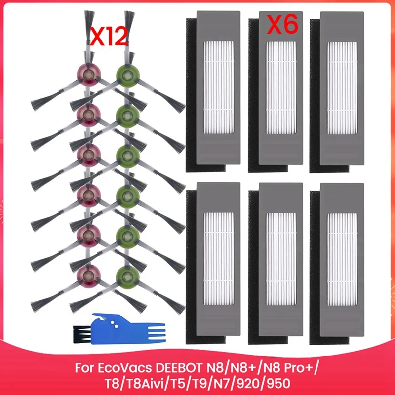 AAAN-For Ecovacs DEEBOT N8, N8+, N8 Pro+, T8, T8aivi, T5, T9, N7, 920, 950 Side Brush Hepa Filter Robot Vacuum Accessories
AAAN-For Ecovacs DEEBOT N8, N8+, N8 Pro+, T8, T8aivi, T5, T9, N7, 920, 950 Side Brush Hepa Filter Robot Vacuum Accessories
