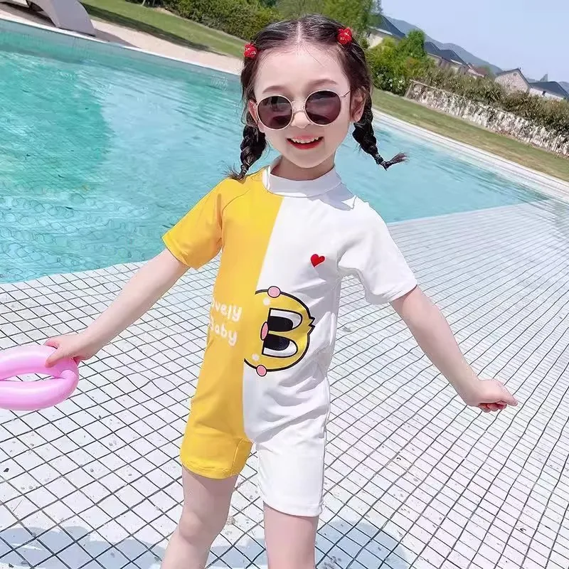 2025 New Princess Cute Girl Children Short-sleeved Sunscreen One-piece Swimsuit Baby Girl Kids Swim Suit Quick-drying Swimwear
2025 New Princess Cute Girl Children Short-sleeved Sunscreen One-piece Swimsuit Baby Girl Kids Swim Suit Quick-drying Swimwear