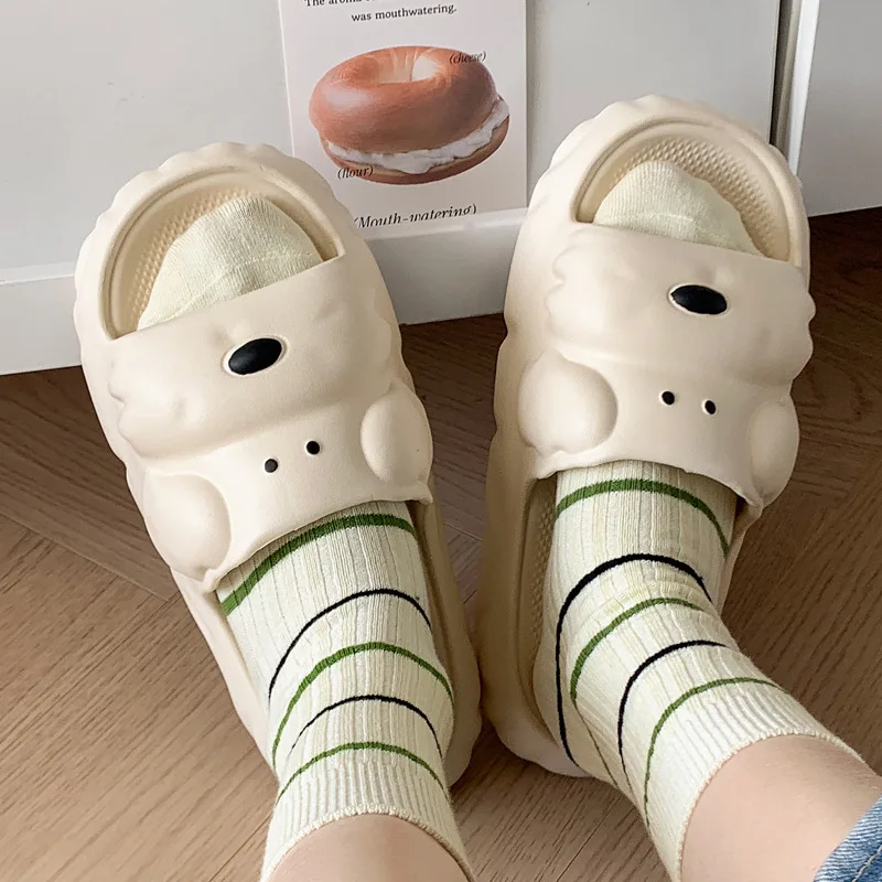 Cute Dog EVA Slippers Women Summer Platform Slides Soft Non Slip Home Bathroom Casual Indoor Outdoor beach cartoon puppy Sandals
Cute Dog EVA Slippers Women Summer Platform Slides Soft Non Slip Home Bathroom Casual Indoor Outdoor beach cartoon puppy Sandals