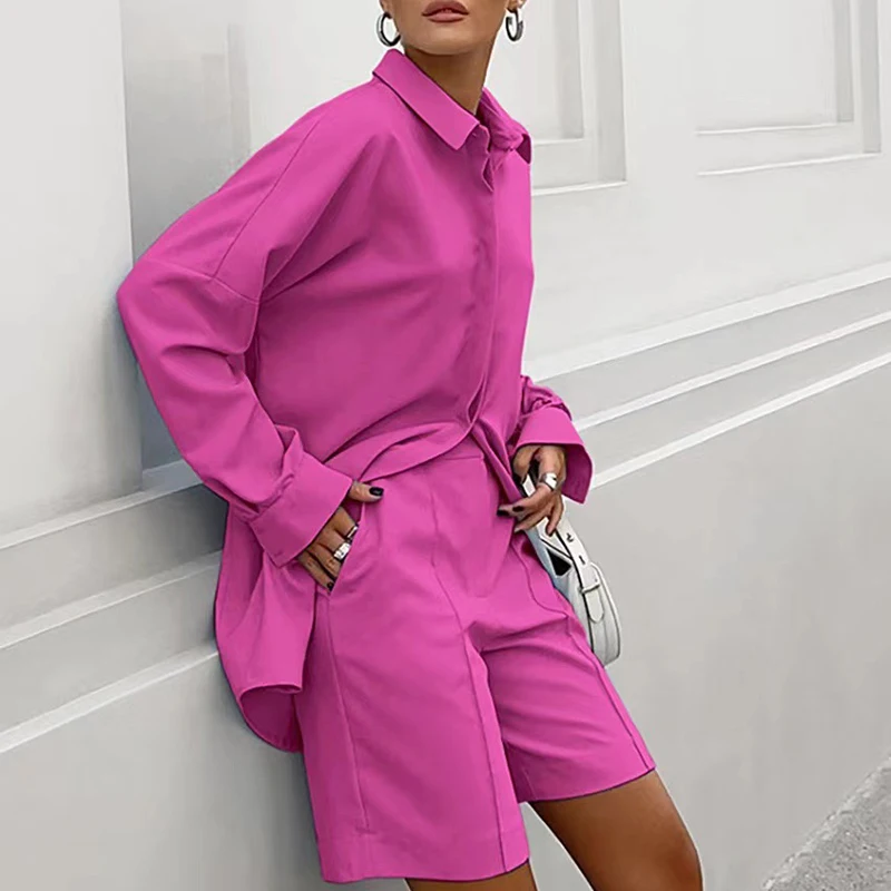 Commuter Lady Elegant Straight Sets Spring Lapel Button Long Top Coat & Knee Pants Outfit Autumn Long Sleeve Women Suit Harajuku
Commuter Lady Elegant Straight Sets Spring Lapel Button Long Top Coat & Knee Pants Outfit Autumn Long Sleeve Women Suit Harajuku