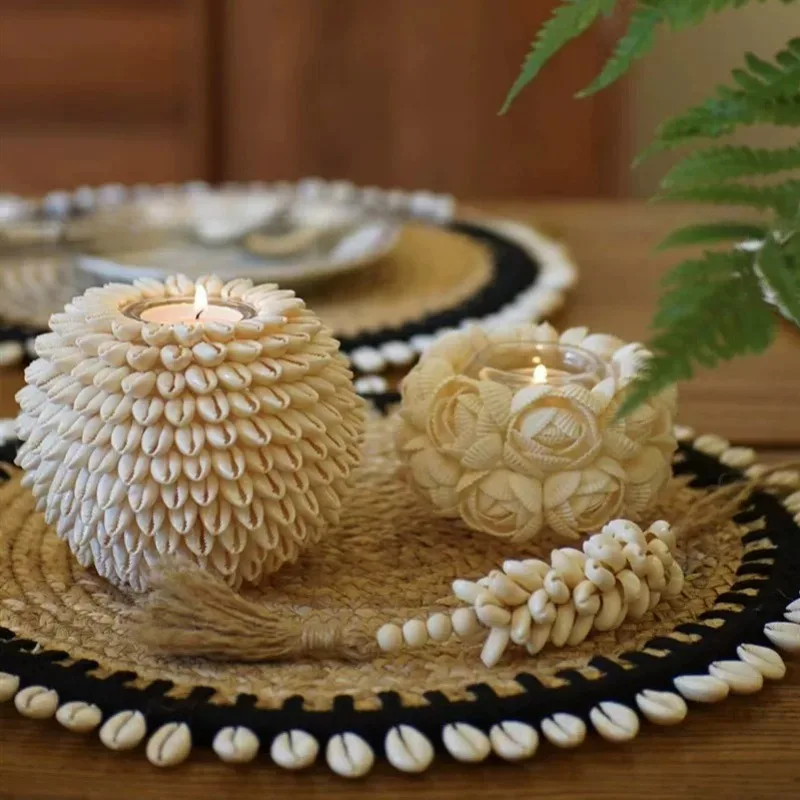 Creative Handmade Shell Candlestick Shop Window Hotel Soft Decoration Bedroom Desktop Decoration Photo Props Candle Holders
Creative Handmade Shell Candlestick Shop Window Hotel Soft Decoration Bedroom Desktop Decoration Photo Props Candle Holders