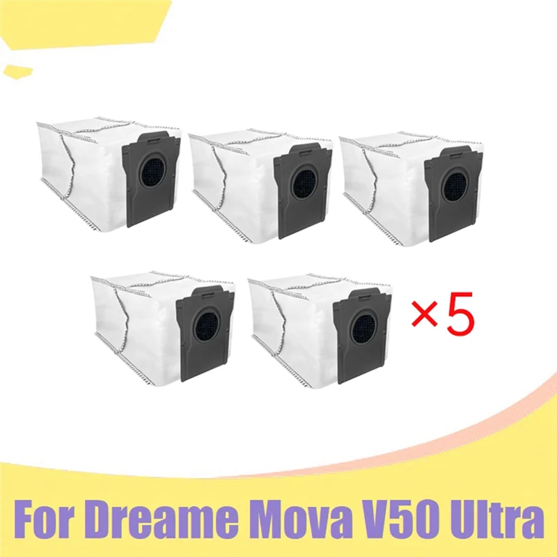 【ESSENTIALS 】5PCS Dust Bag Kit For Dreame Mova V50 Ultra Dust Bag Robot Vacuum Parts
【ESSENTIALS 】5PCS Dust Bag Kit For Dreame Mova V50 Ultra Dust Bag Robot Vacuum Parts
